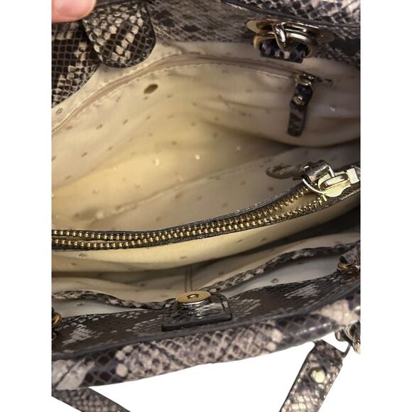 KATE SPADE NEW YORK SNAKESKIN LEATHER TOTE BAG - Picture 5 of 5